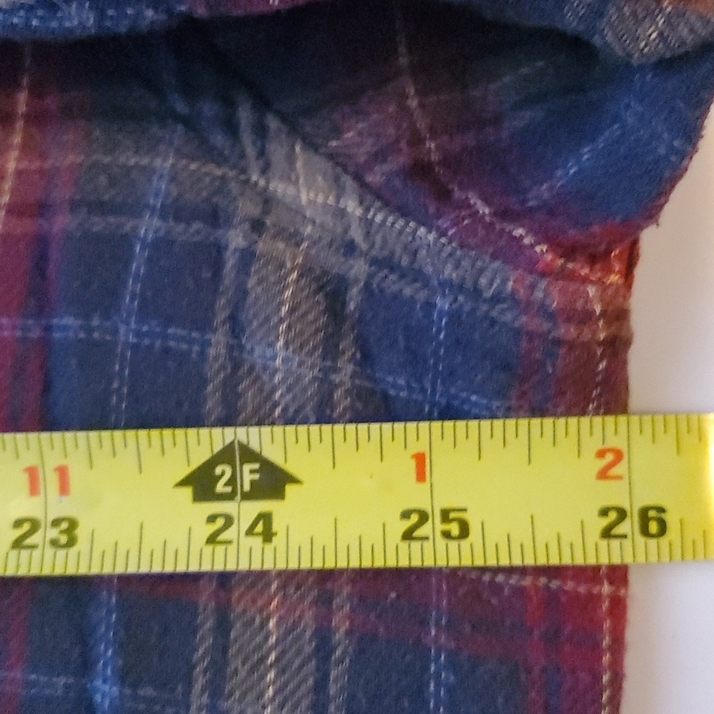 Carbon2Cobalt Mens Plaid Flannel Size Extra Large Lined Cotton Lumberjack Preppy - Picture 8 of 10